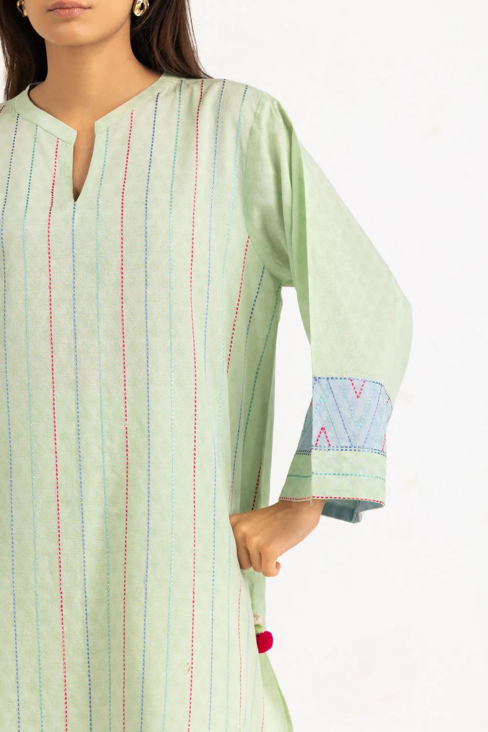 Jacquard Embroidered Co-Ord Set - Image 2