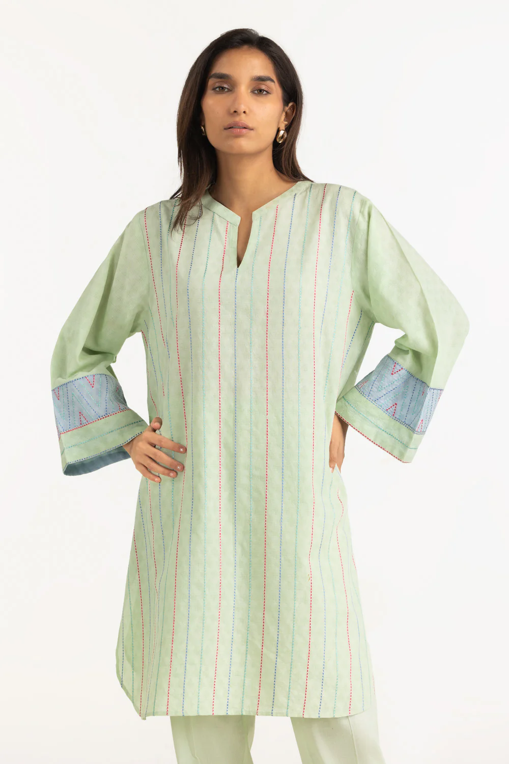 Jacquard Embroidered Co-Ord Set - Image 5