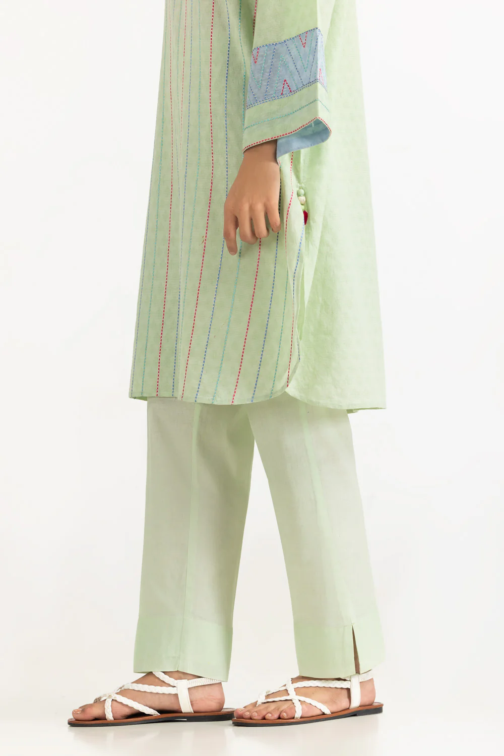 Jacquard Embroidered Co-Ord Set - Image 7