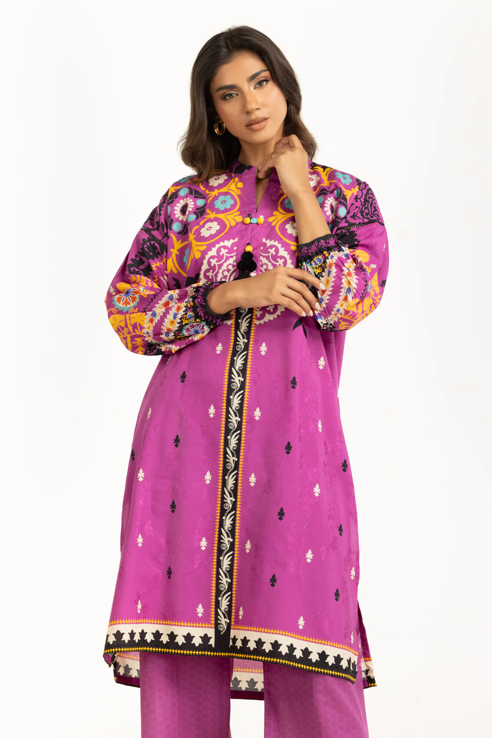 Jacquard Printed Co-Ord Set - Image 3