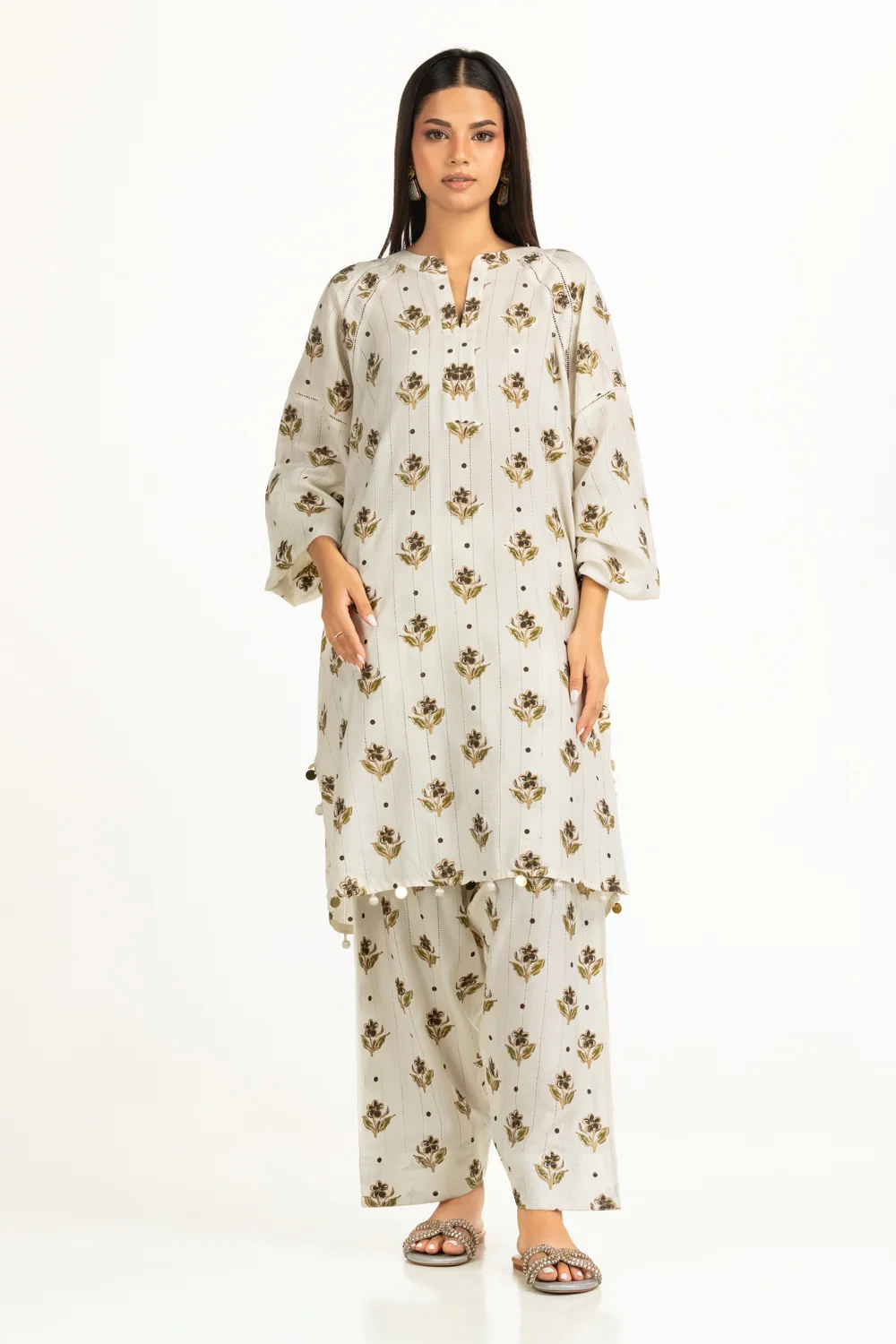 Jacquard Printed Co-Ord Set