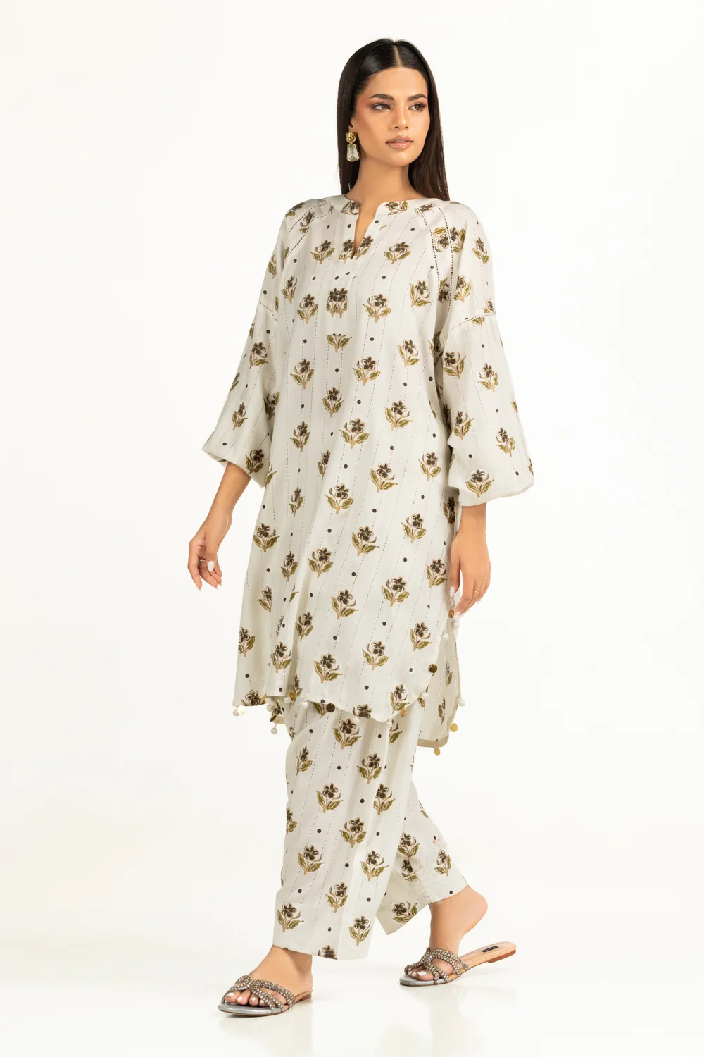 Jacquard Printed Co-Ord Set - Image 3