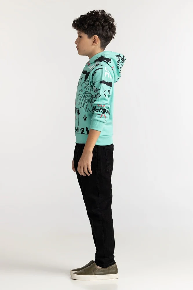 Junior Boy Cascade Printed Sweatshirt - Image 4
