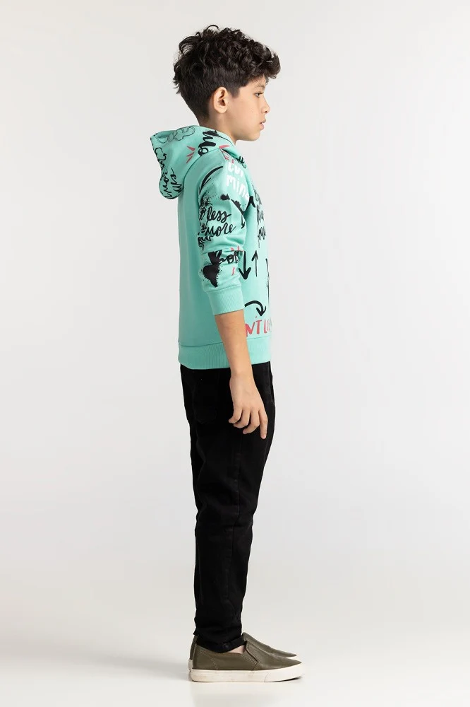 Junior Boy Cascade Printed Sweatshirt - Image 5
