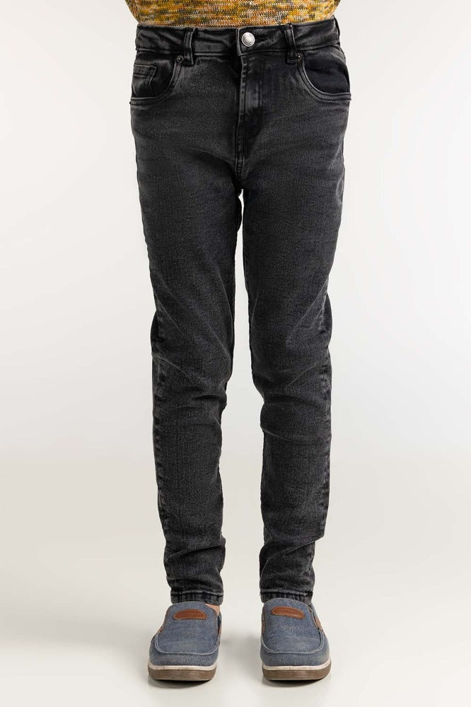 Junior Boy Charcoal Denim Jeans