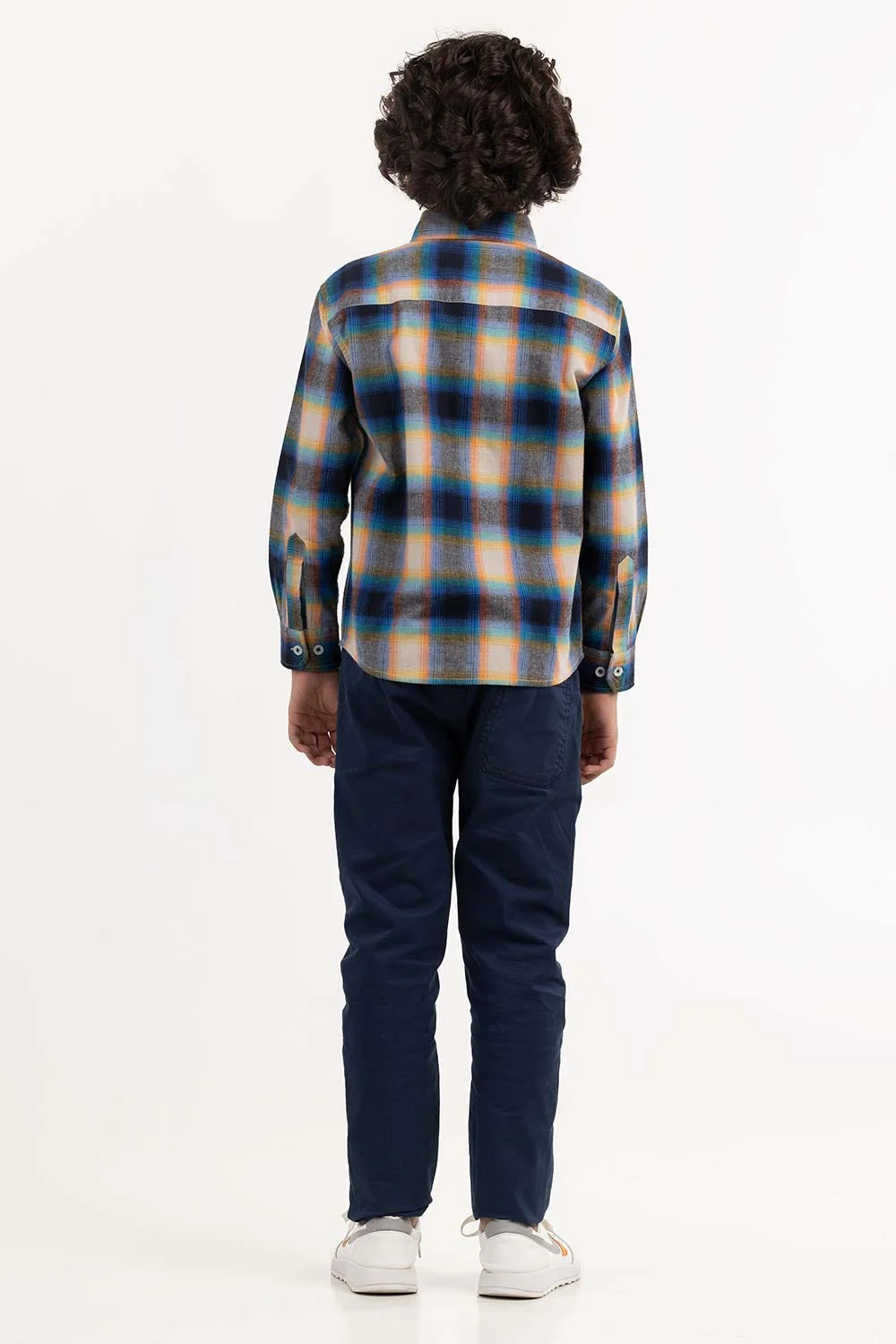 Junior Boy Multi Casual Shirt - Image 4