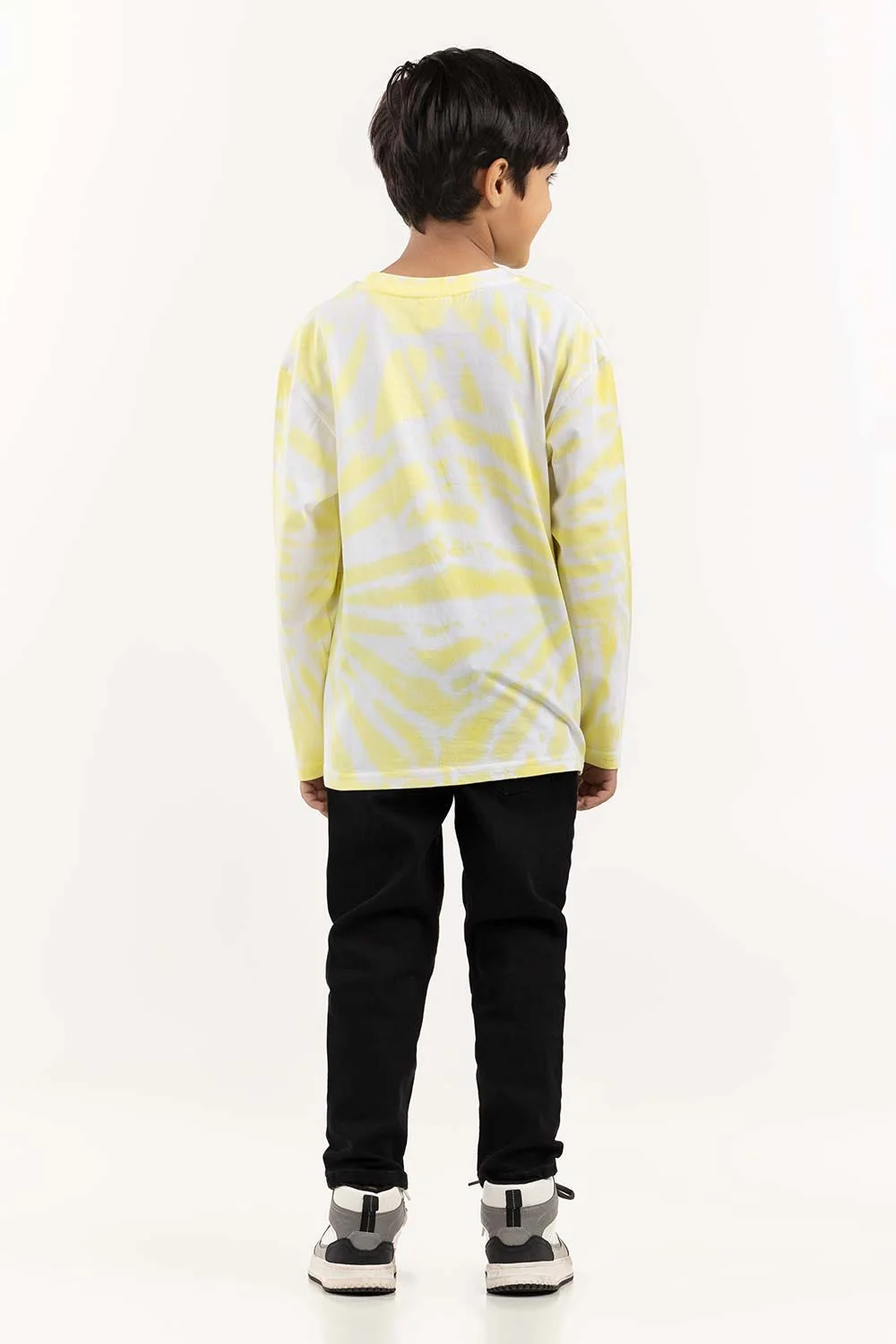 Junior Boy Multi Round Neck Tie Dye T-Shirt 224 - Image 6