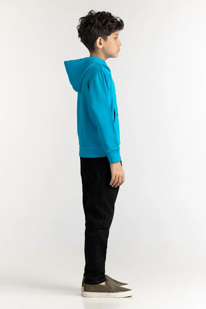 Junior Boy Ocean Printed Sweatshirt - Image 3