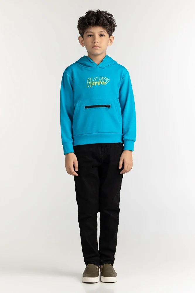 Junior Boy Ocean Printed Sweatshirt - Image 4