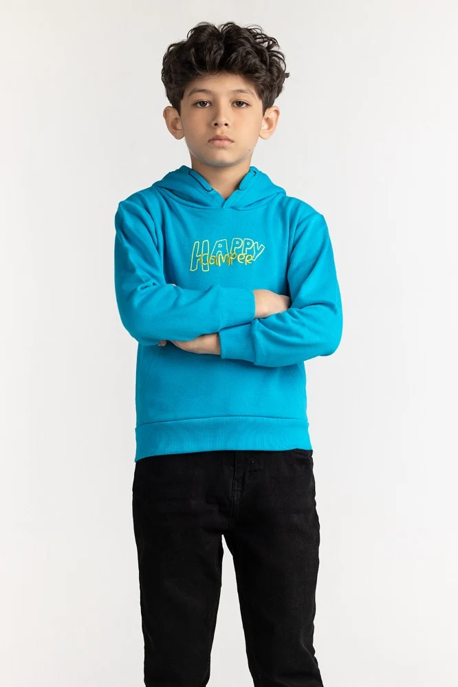 Junior Boy Ocean Printed Sweatshirt - Image 6