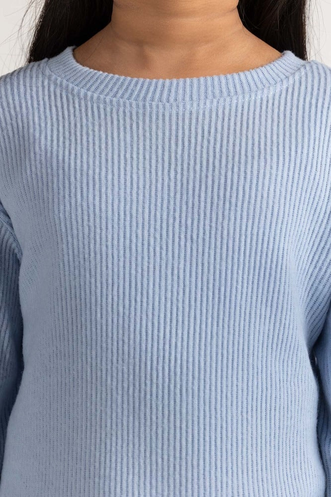 Junior Girl Ice Blue Sweatshirt - Image 5