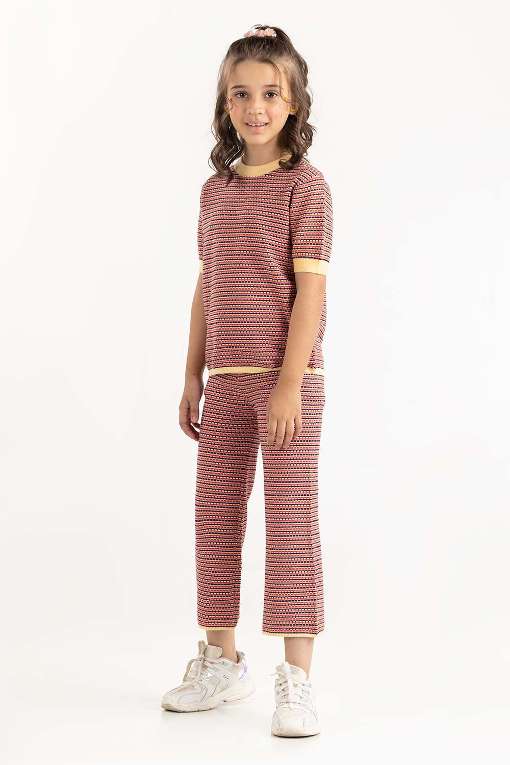 Junior Girl Multi Jacquard Knit Bottom - Image 4