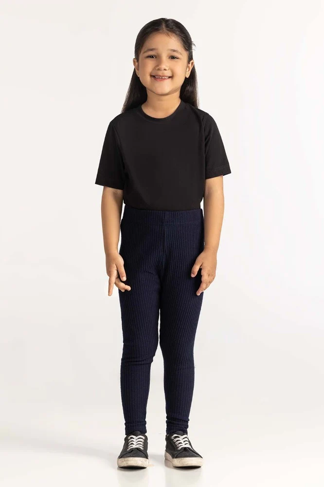 Junior Girl Navy Blue Trouser Navy Blue - Image 2