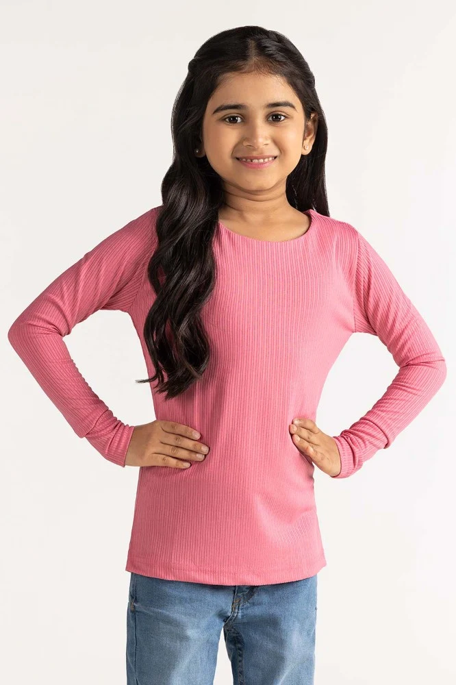 Junior Girl Pink Tee - Image 4
