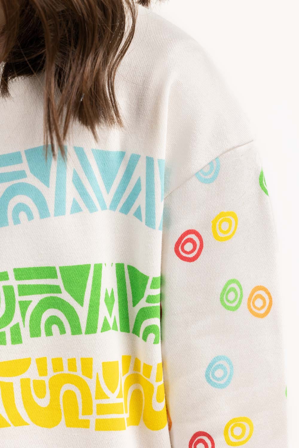 Junior Girl Tribal Colorful Sweatshirt - Image 4