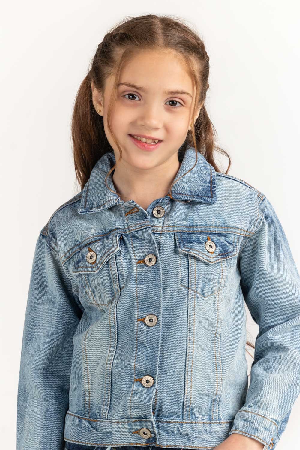 Junior Girls Denim Jackets - Image 5