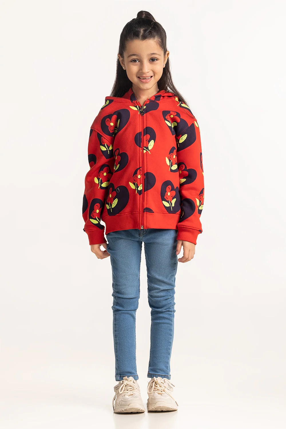 Junior Girls Printed Sweatshirt - Image 6