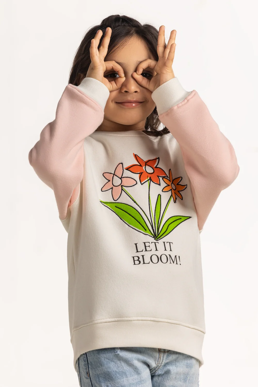 Junior Girls Printed Sweatshirt - Image 3