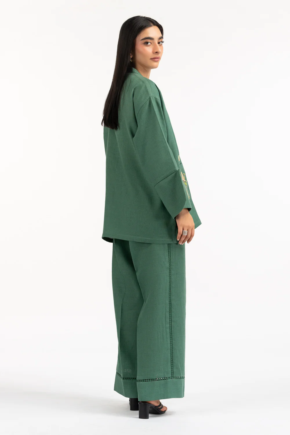 Jute Embroidered Co-Ord Set - Image 6