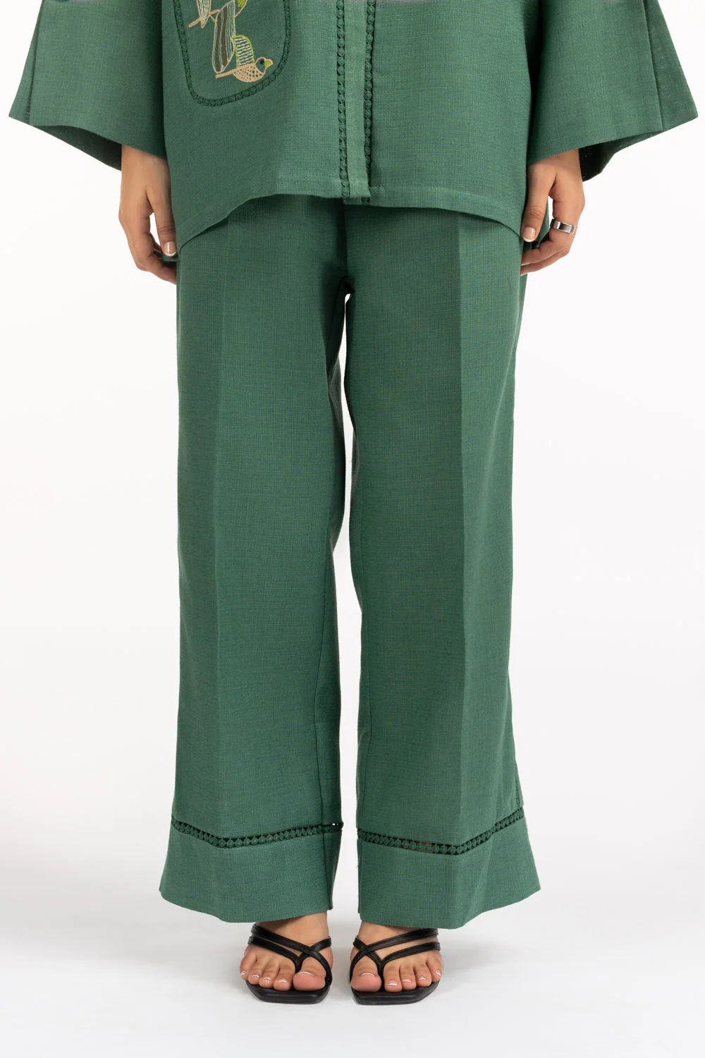 Jute Embroidered Co-Ord Set - Image 7