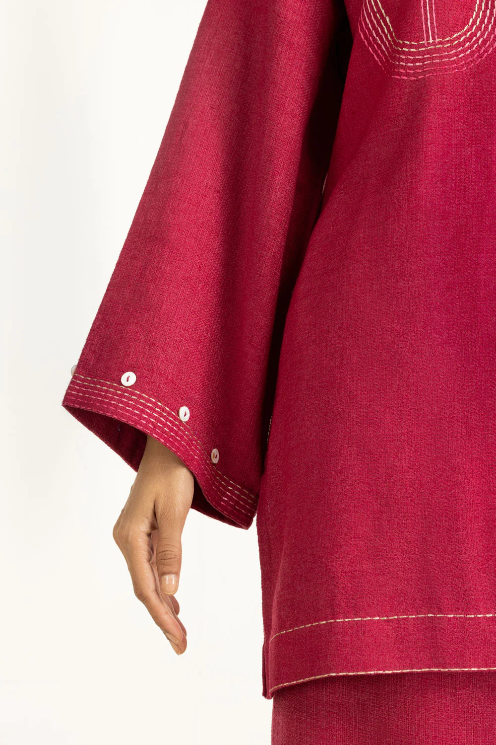 Jute Embroidered Co-Ord Set - Image 2