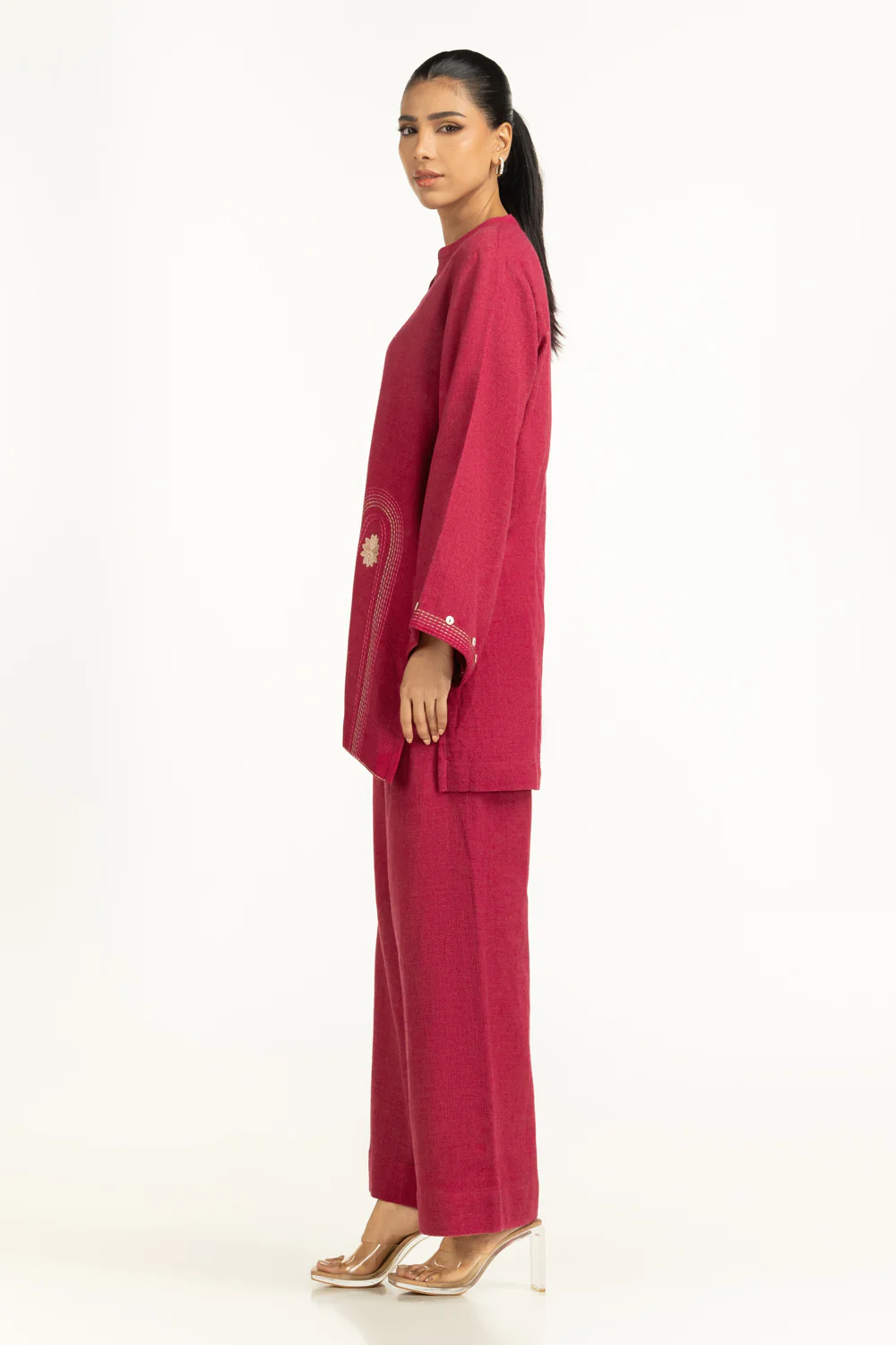 Jute Embroidered Co-Ord Set - Image 3