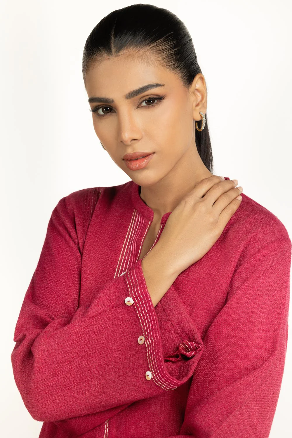 Jute Embroidered Co-Ord Set - Image 4