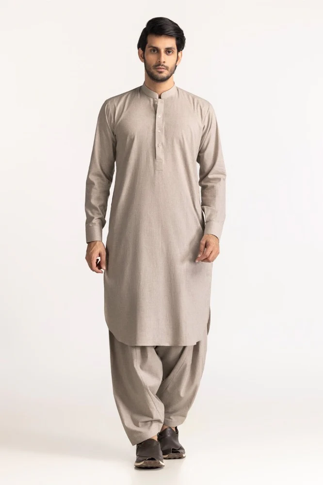 Karandi Cotton Unstitched Fabric Blended-LF - Image 3