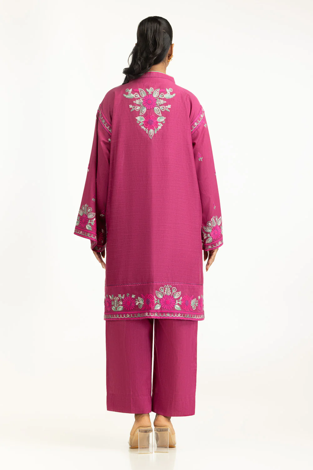 Karandi Embroidered Co-Ord Set - Image 6