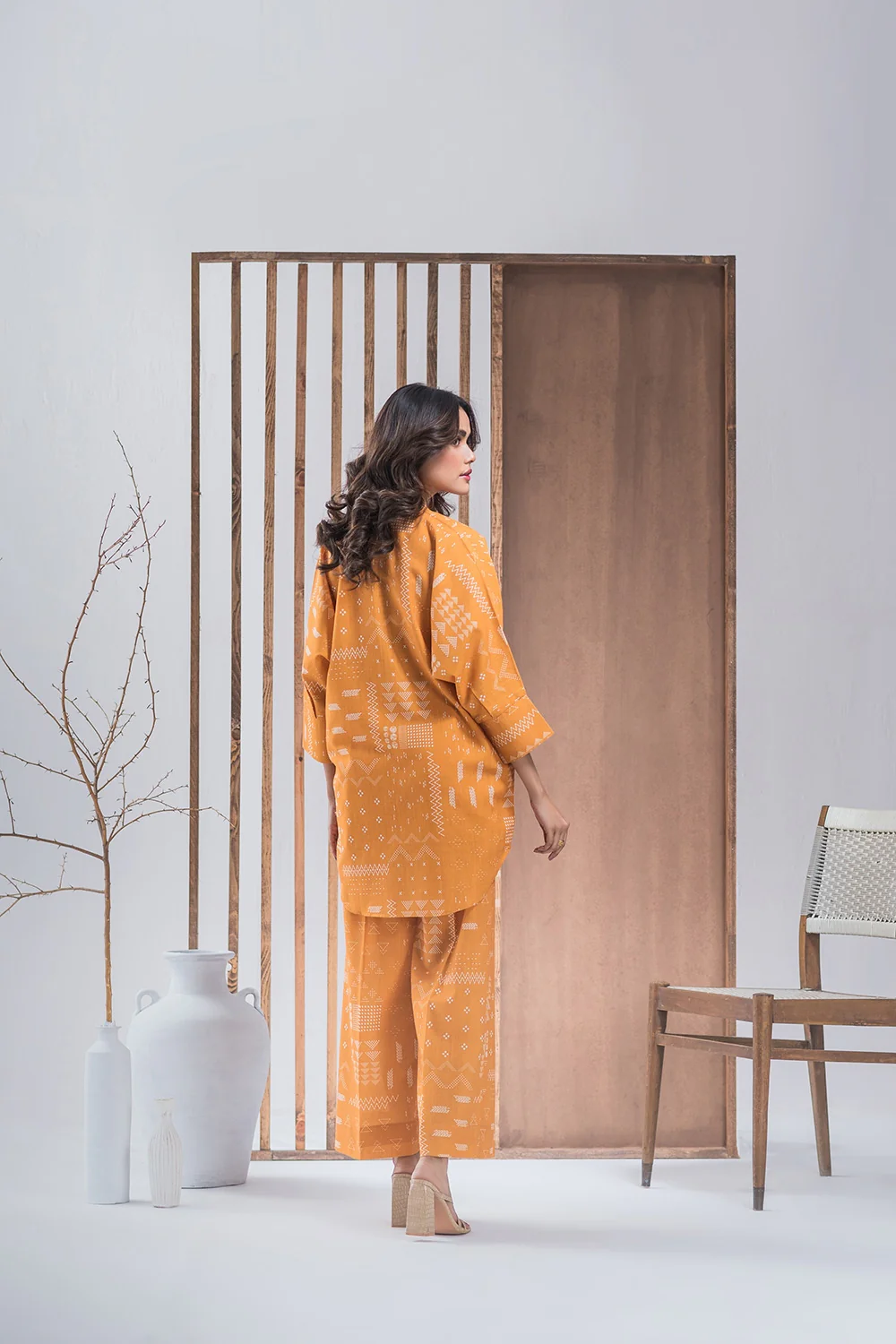 Khaddar Printed Co-Ord Set - Image 6