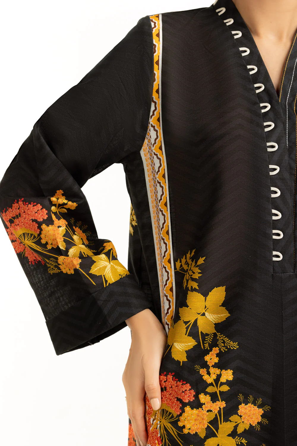 Khaddar Printed Co-Ord Set - Image 2