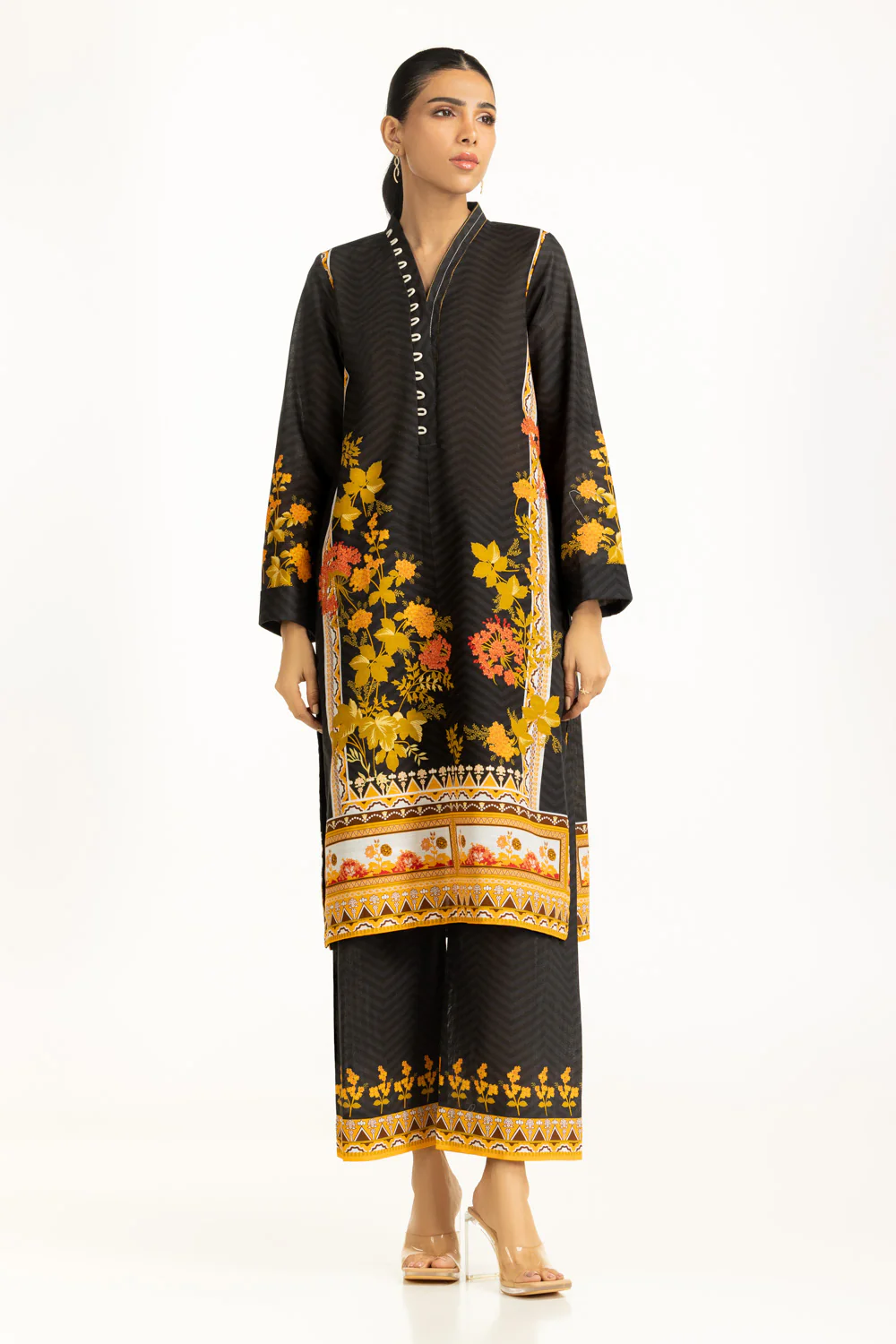 Khaddar Printed Co-Ord Set - Image 3