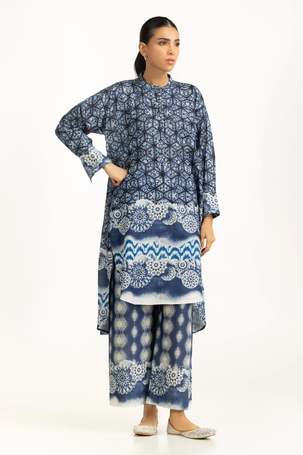 Khaddar Printed Co-Ord Set - Image 3