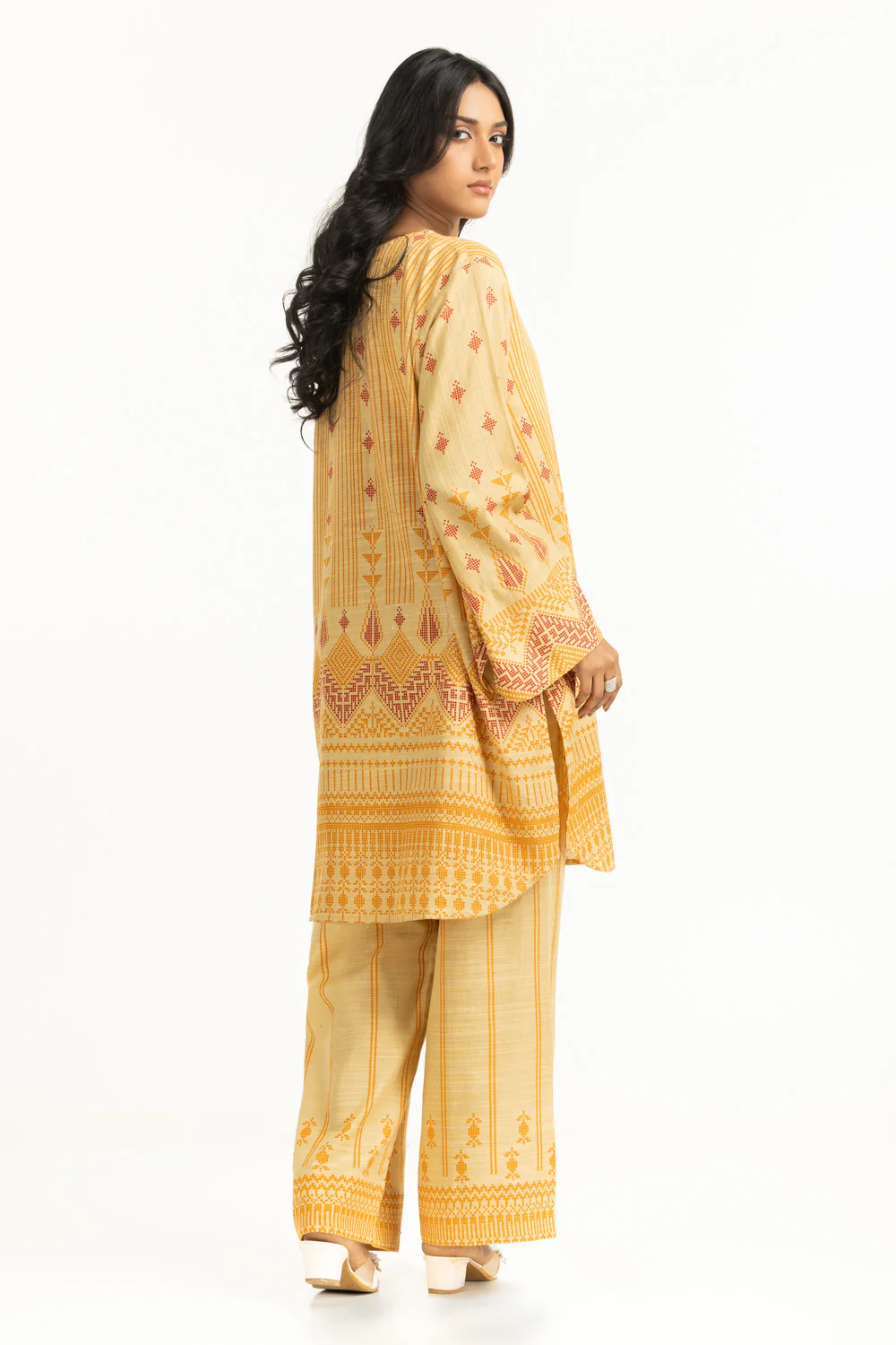 Khaddar Printed Co-Ord Set - Image 6