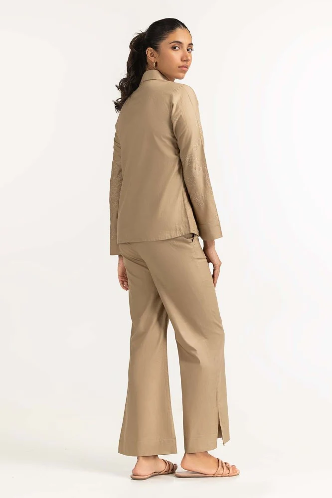 Khaki Basic Blouse - Image 3