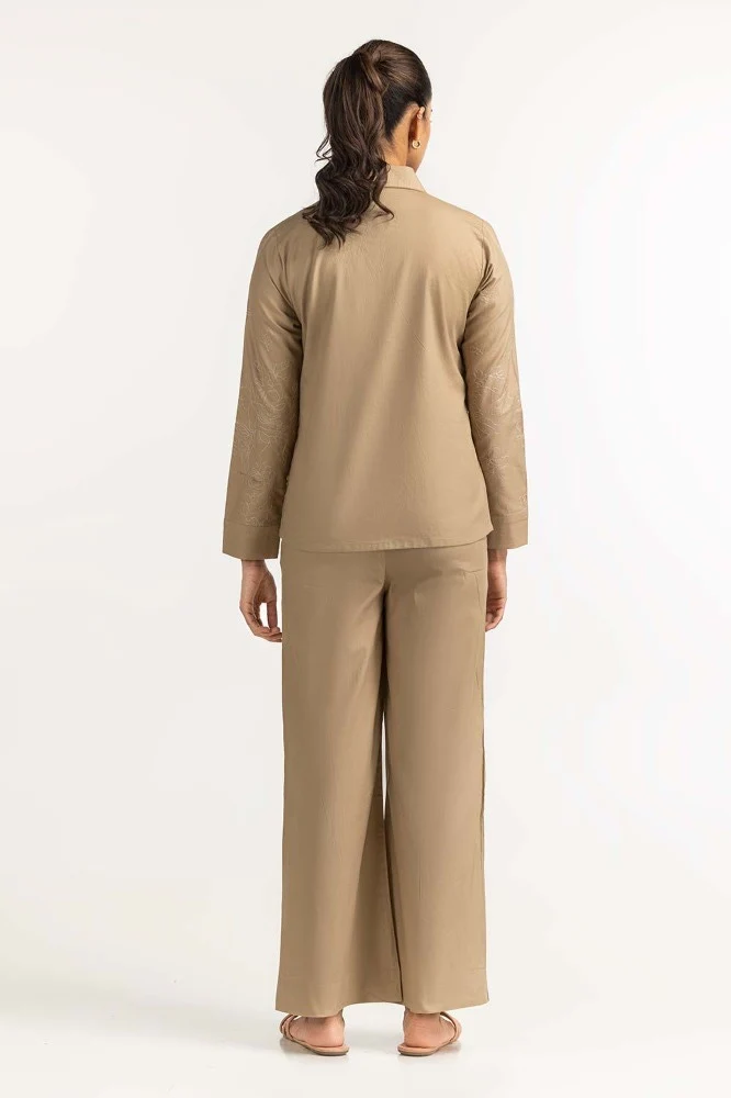 Khaki Basic Blouse - Image 6