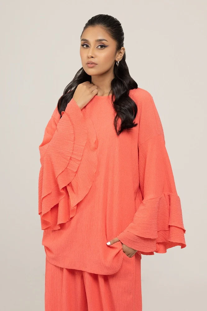 Knitted Blended Dyed Shirt - Image 2