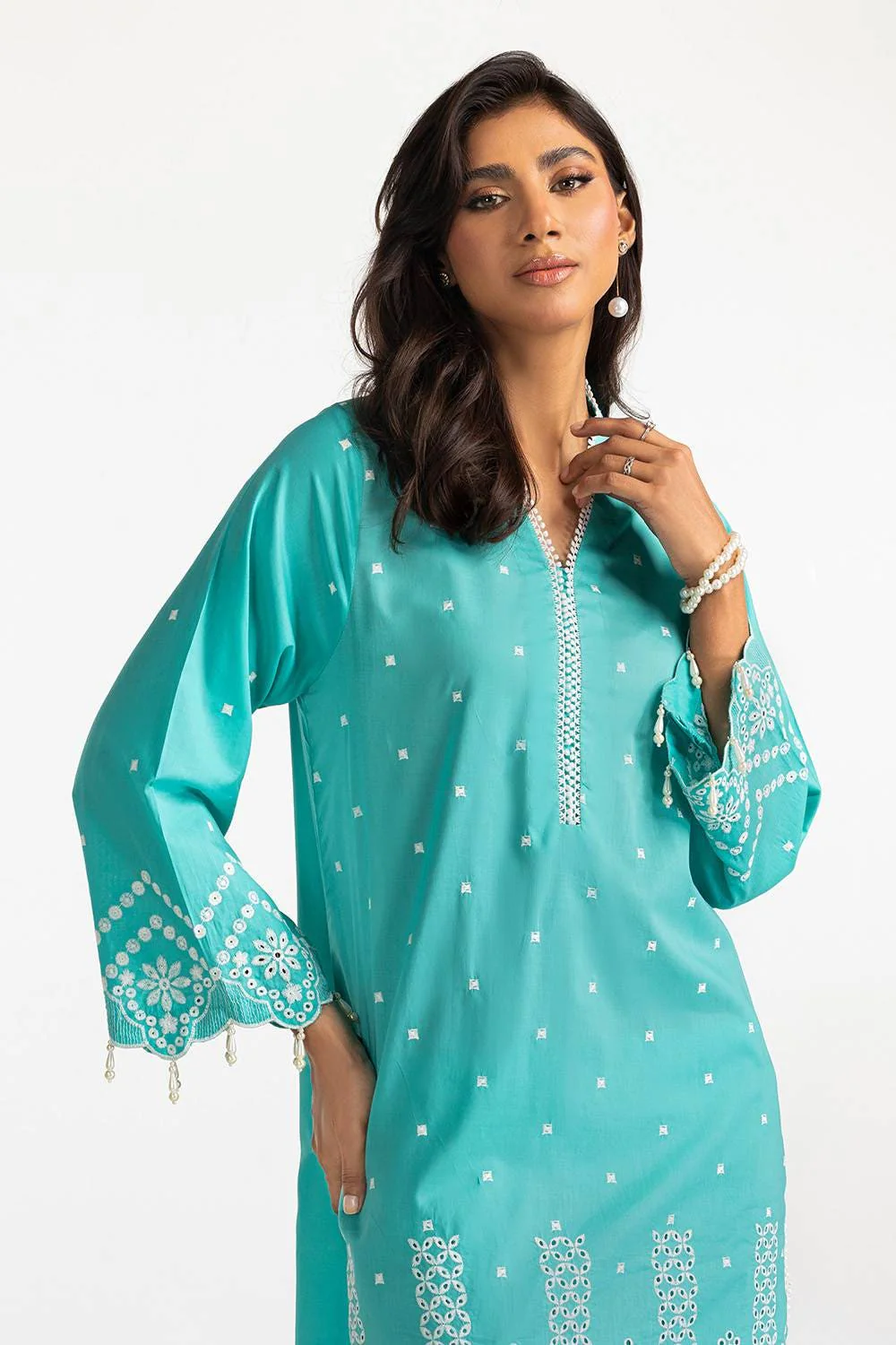 Lawn Embroidered Co-Ord Set - Image 2