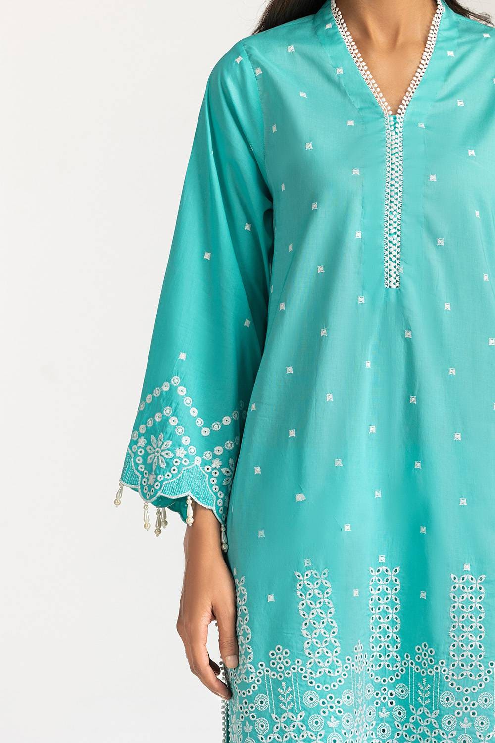 Lawn Embroidered Co-Ord Set - Image 3