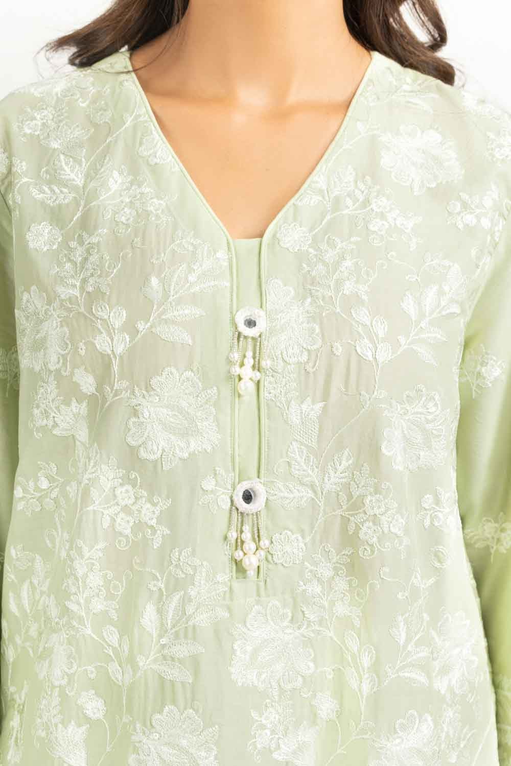 Lawn Embroidered Co-Ord Set - Image 2