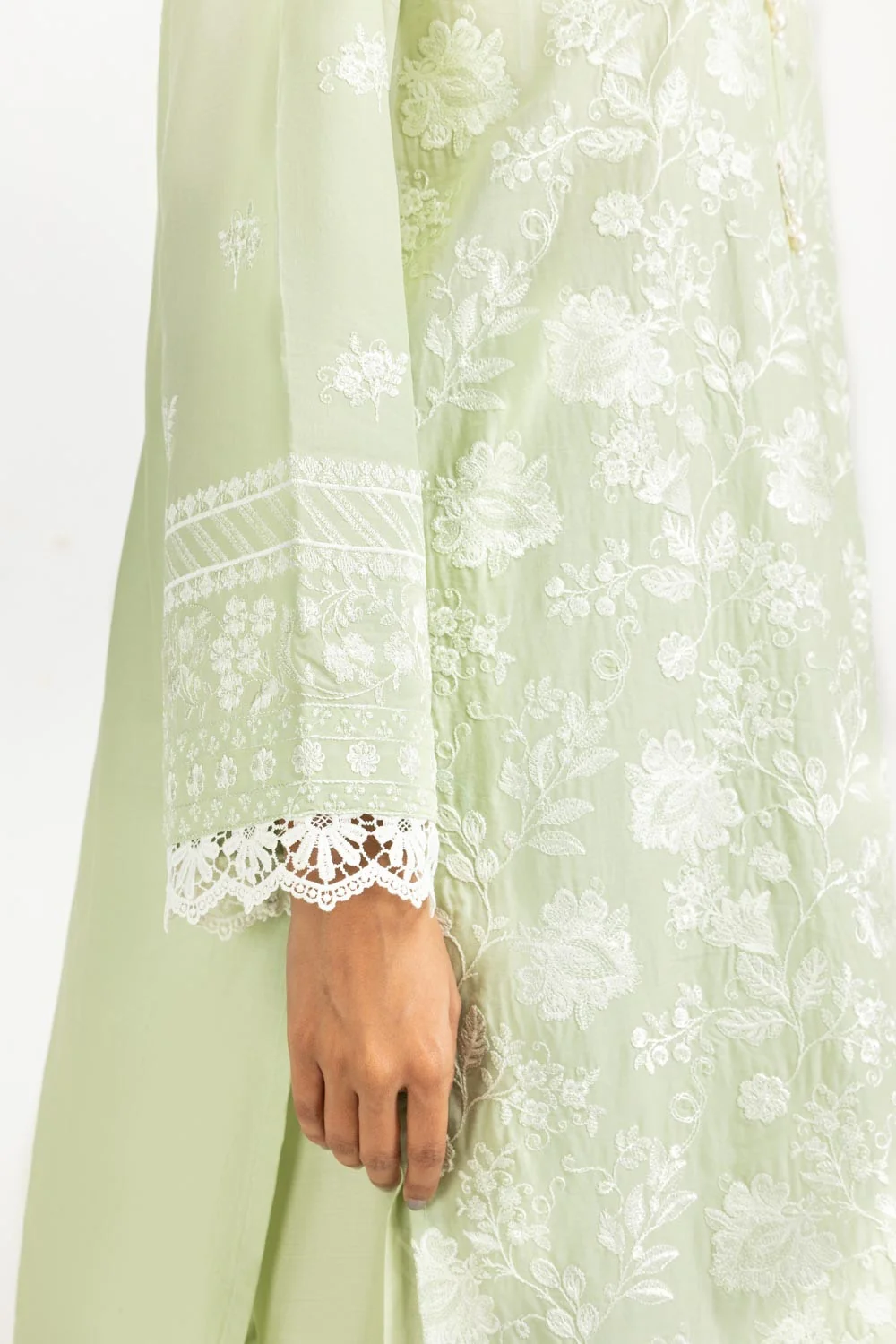 Lawn Embroidered Co-Ord Set - Image 5