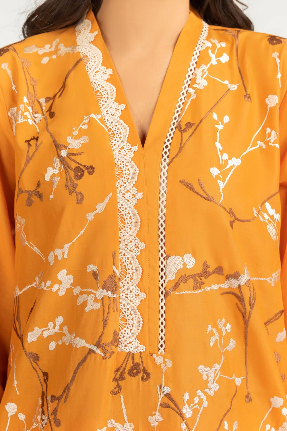 Lawn Embroidered Shirt And Shalwar - Image 2