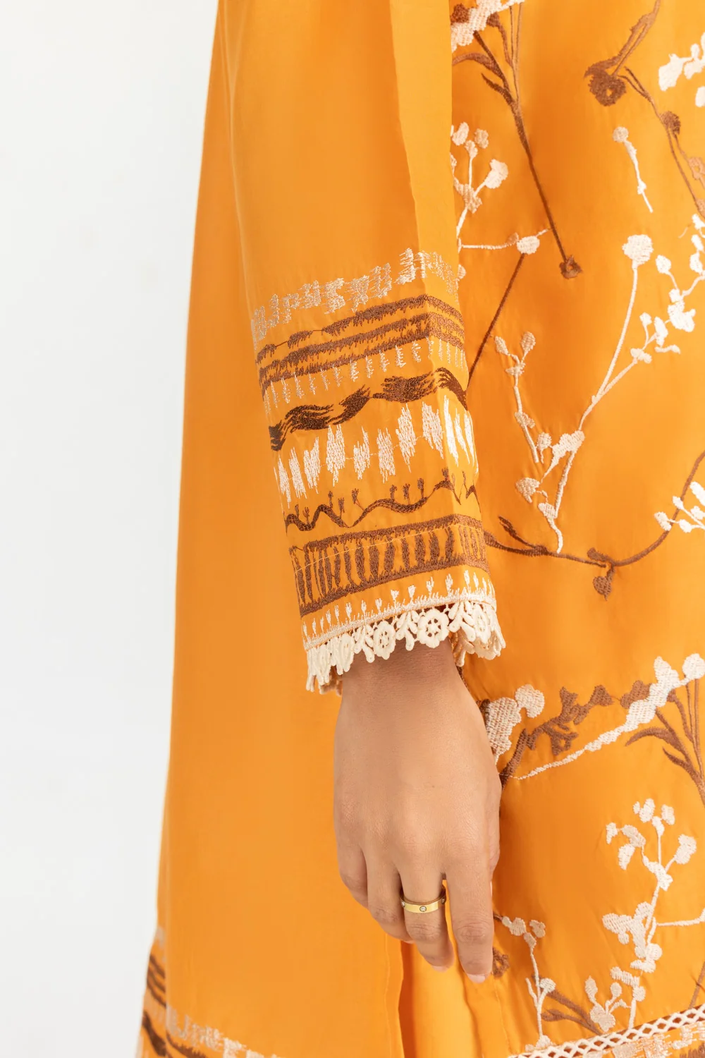 Lawn Embroidered Shirt And Shalwar - Image 5