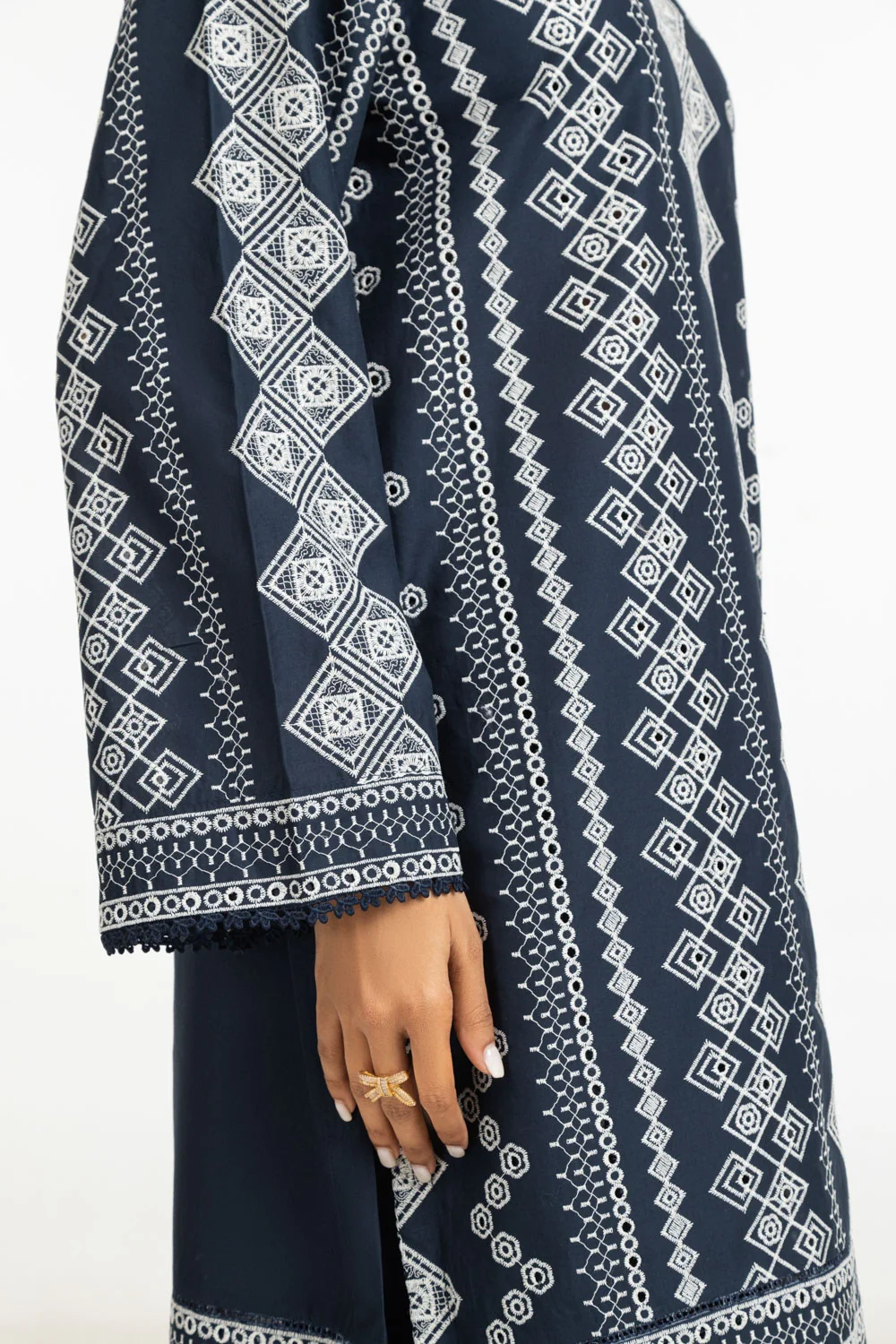 Lawn Embroidered Shirt And Trouser - Image 5