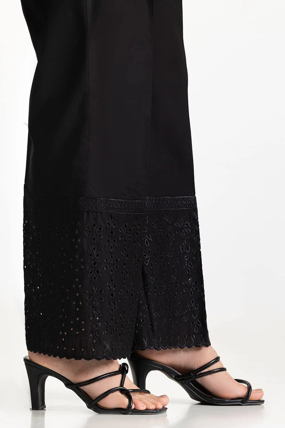 Lawn Embroidered Trouser - Image 3