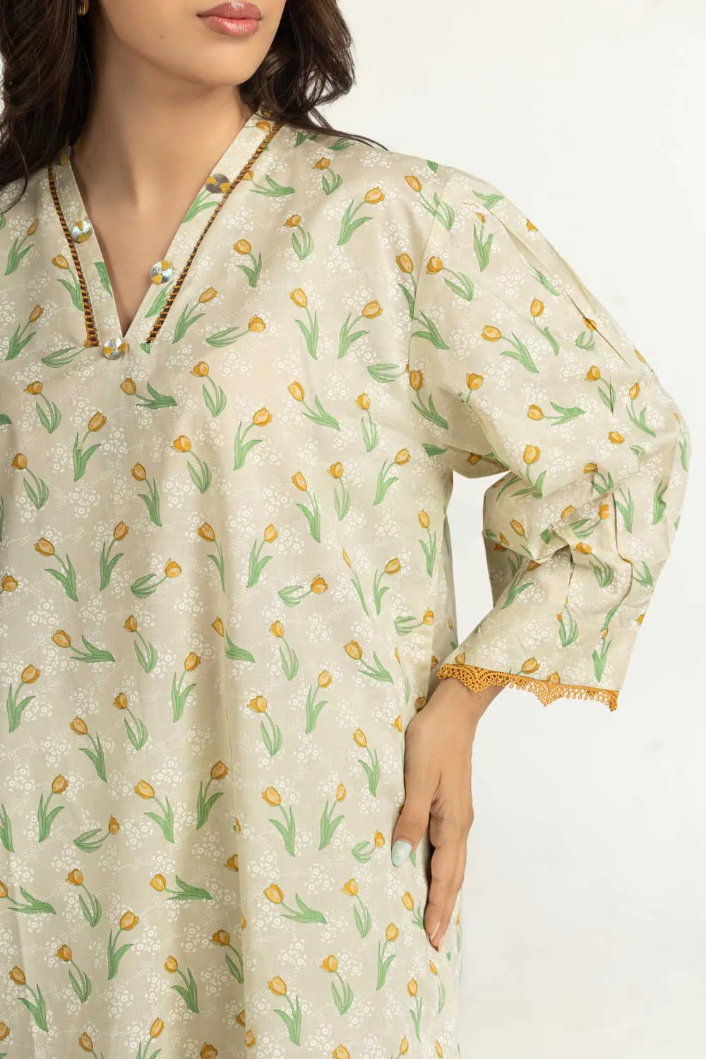 Lawn Lacquer Printed Co-Ord Set - Image 2