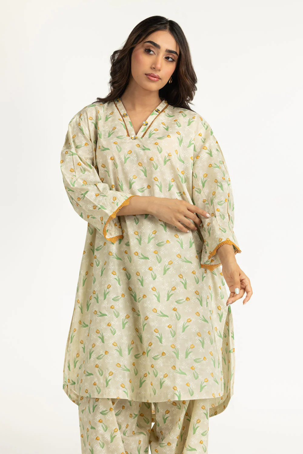 Lawn Lacquer Printed Co-Ord Set - Image 3