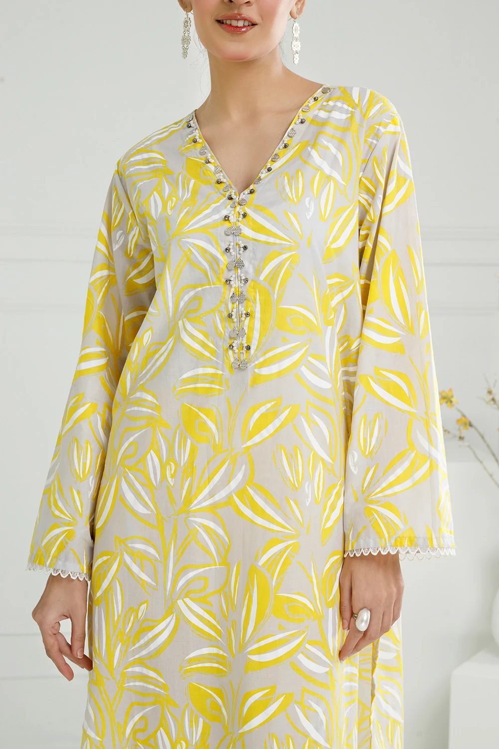 Lawn Lacquer Printed Shirt And Trouser - Image 5