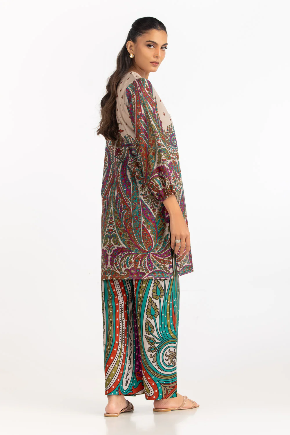 Lawn Printed Co-Ord Set - Image 5