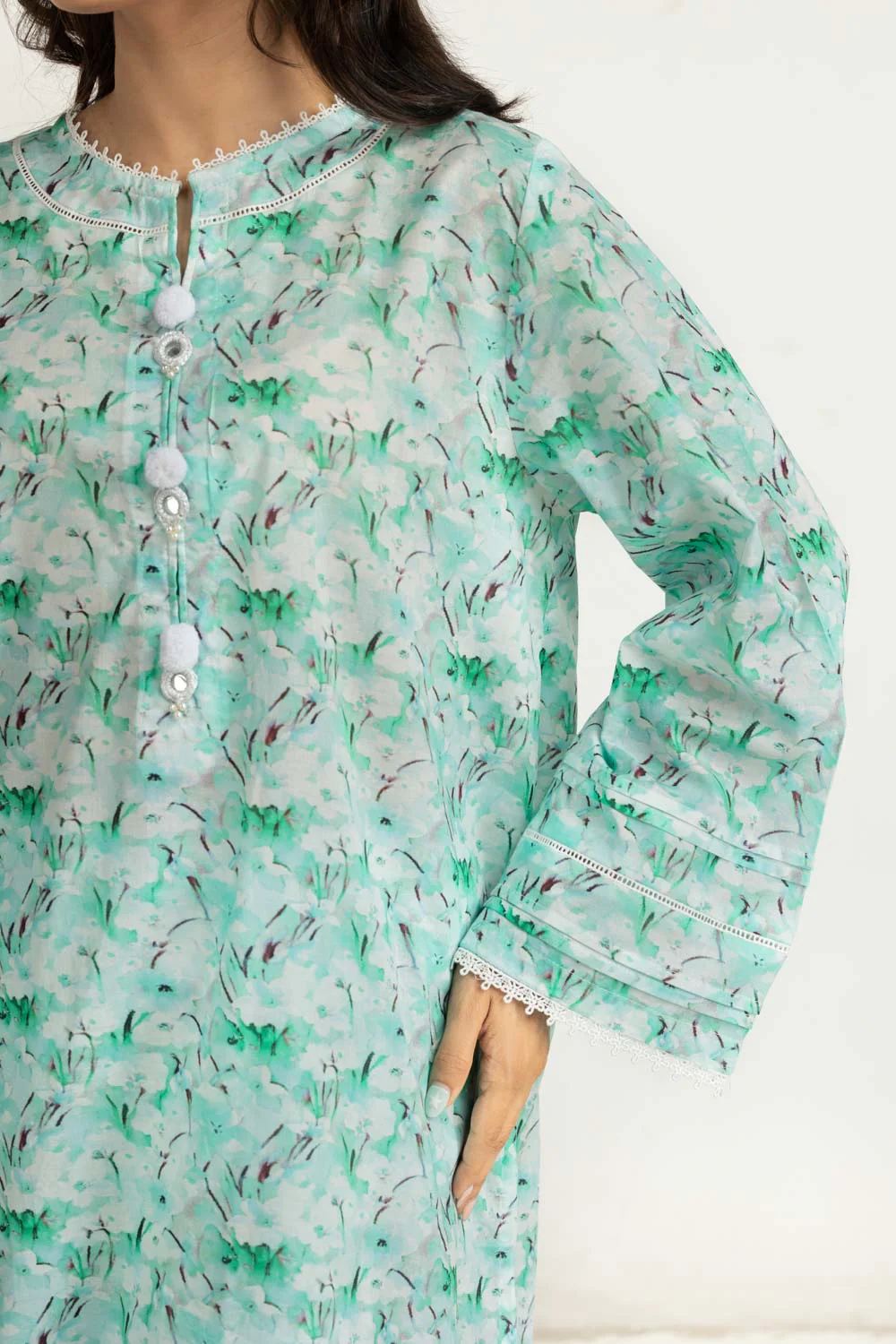 Lawn Printed Co-Ord Set - Image 2